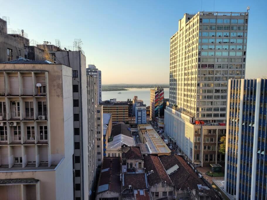 15 Andar, Studio, Centro, Vista Incrivel Порту-Алегри Экстерьер фото